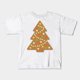 Cute Cookie Christmas Tree Kids T-Shirt